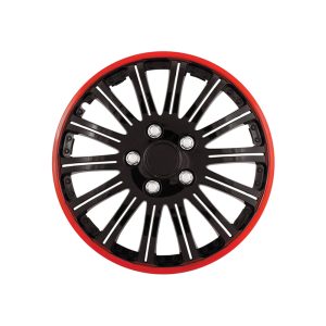 Pilot Automotive Universal Fit Black with Red Trim